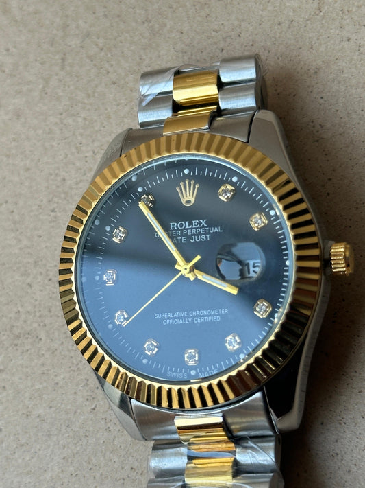 Rolex Oyster Black Daimond Datejust