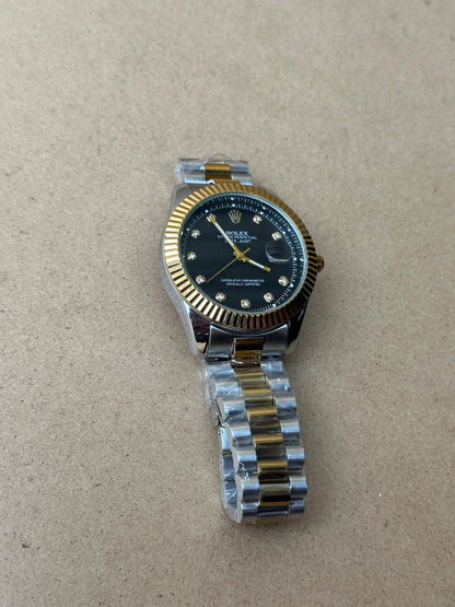 Rolex Oyster Black Daimond Datejust